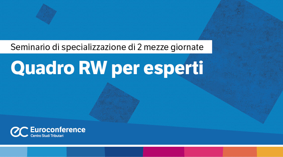 Immagine Quadro RW per esperti | Euroconference